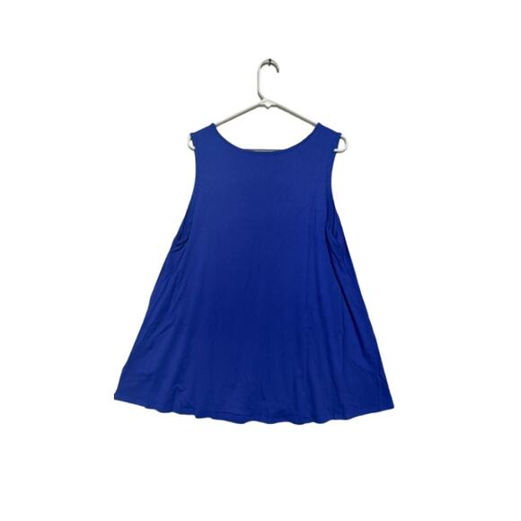 Chic Soul "Weekender Royal Blye Tank" Size 2X - Picture 2 of 11